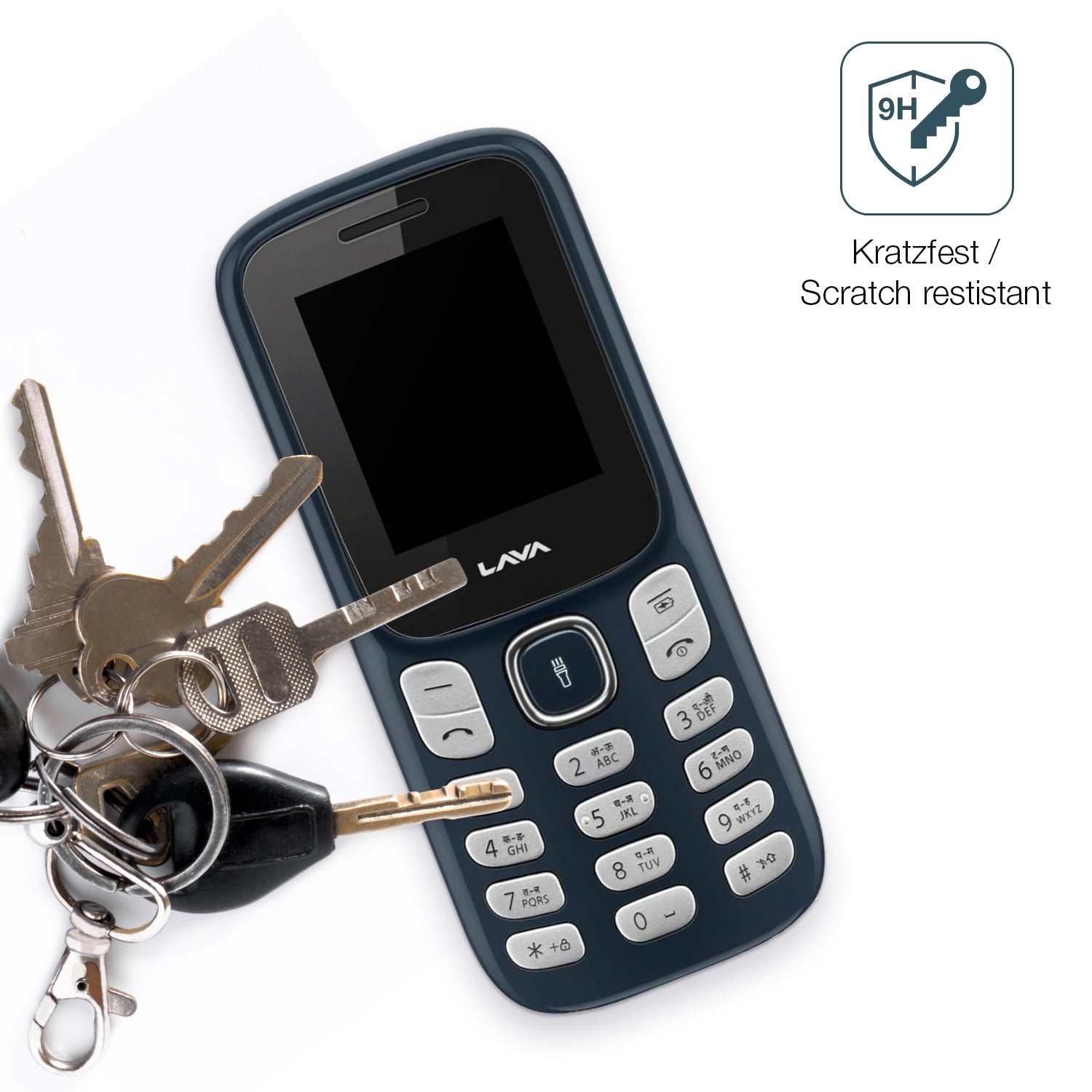 dipos Displayschutz für Lava A1 Vibe, mattierte Oberfläche, robuste Festigkeit und perfekte Passform
