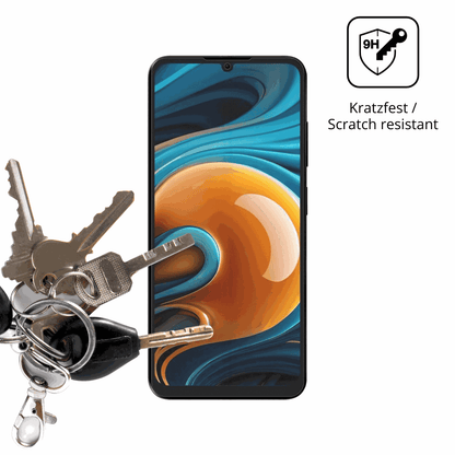 dipos Displayschutz für Lava Yuva Smart 3, mattierte Oberfläche, robuste Festigkeit und perfekte Passform