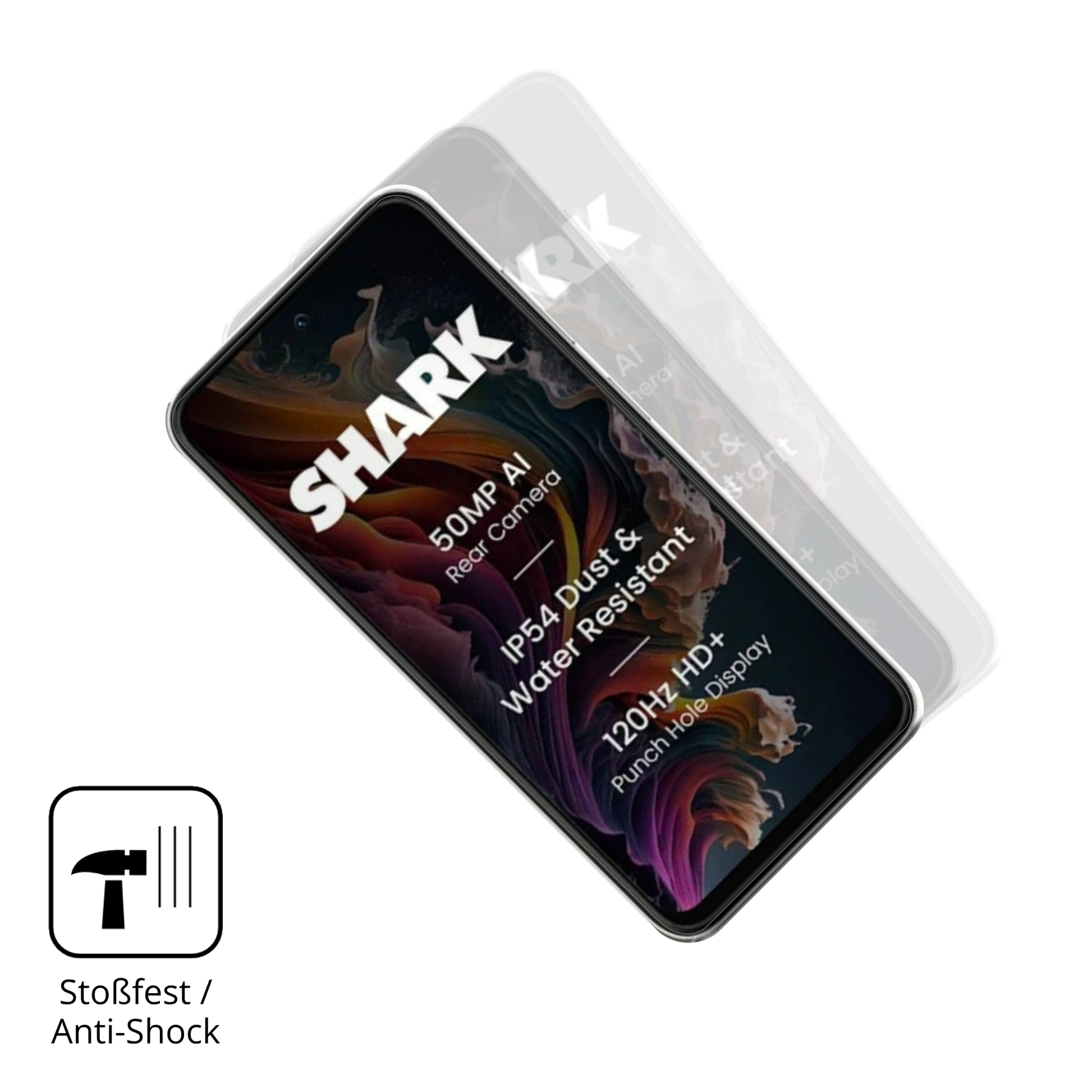 Schutz gegen Kratzer auf dem Lava Shark 2 Glas durch Schlüssel oder Ähnliches