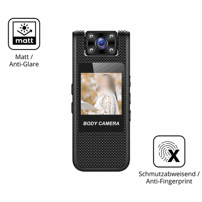 2x 9H Schutzfolie matt für Lecreatekit 4K Action-Cam Panzerfolie
