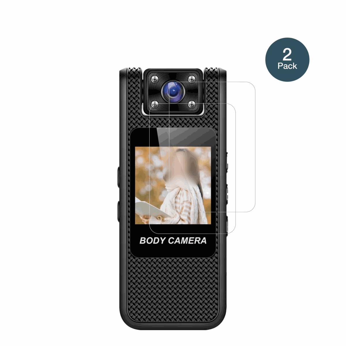2x 9H Schutzfolie für Lecreatekit 4K Action-Cam Panzerfolie