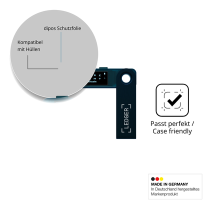 Schutzfolie mit optimaler Passform, zur Verwendung mit Hüllen geeignet