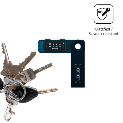 dipos Displayschutz für Ledger Nano S Plus, mattierte Oberfläche, robuste Festigkeit und perfekte Passform