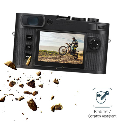 dipos Displayschutz für Leica M EV1, mattierte Oberfläche, robuste Festigkeit und perfekte Passform