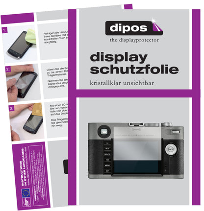 6x Schutzfolie klar für Leica M-E (Typ) 240 Display-Schutzfolie