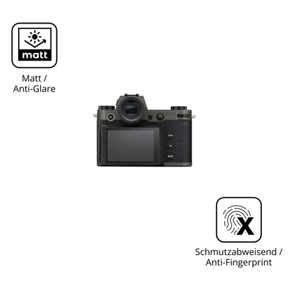 Dünne und entspiegelnde Folie passend zugeschnitten für Leica SL3 Reporter
