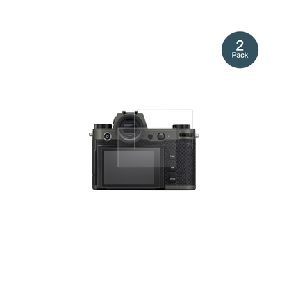 LeicaSL3 Reporter mit aufgebrachter dipos Panzerfolie, die lästige Fingerabdrücke minimiert