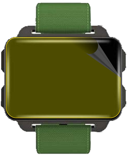dipos Displayschutz für LEMFO LEM4 Smartwatch, transparente Oberfläche, geringe Dicke und perfekte Passform