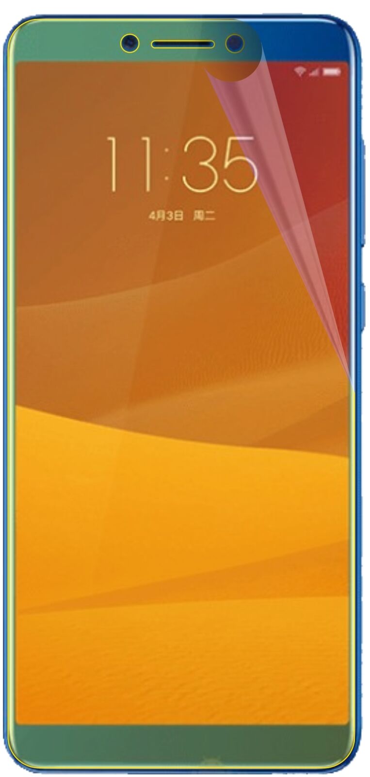dipos Displayschutz für Lenovo K5 Play, transparente Oberfläche, geringe Dicke und perfekte Passform