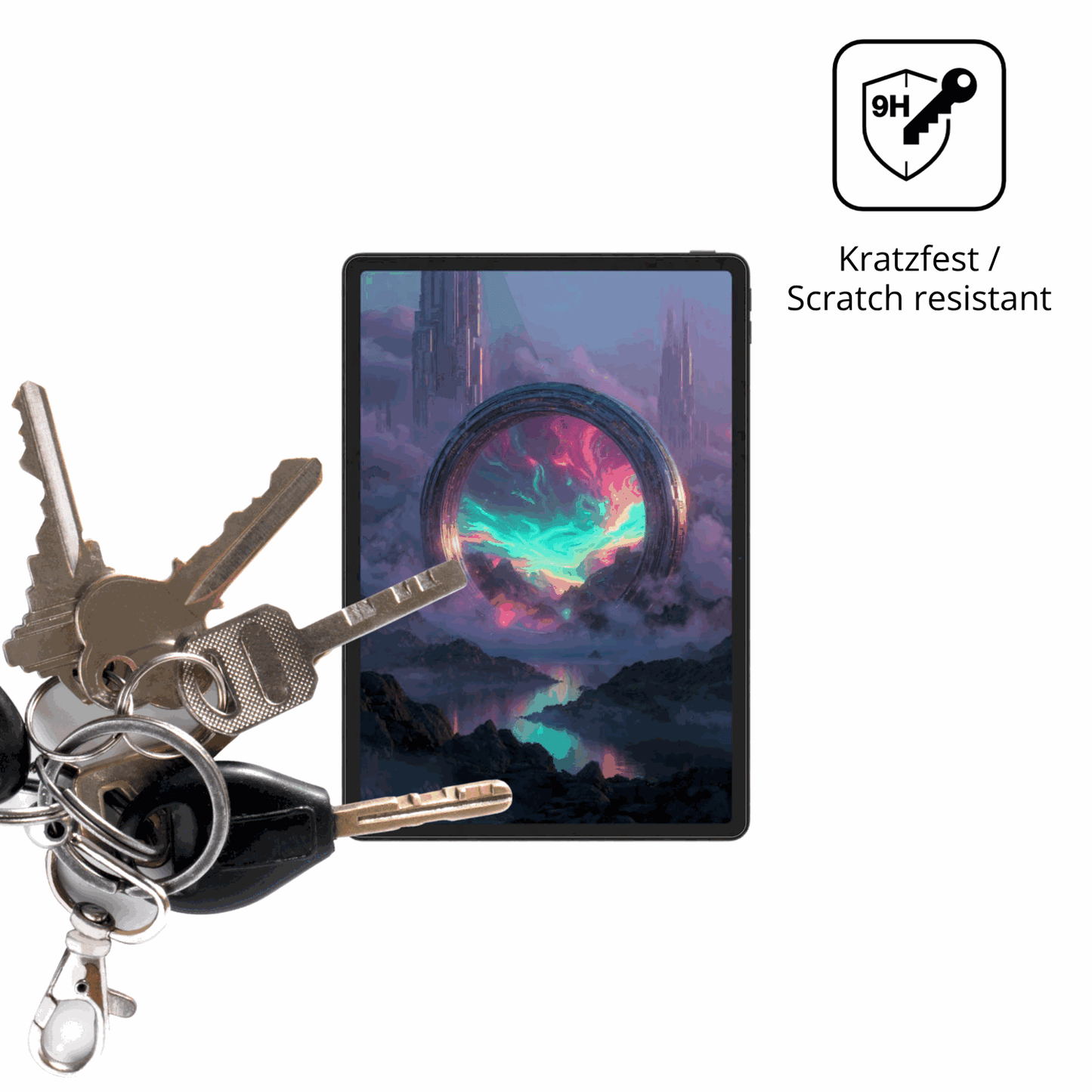 dipos Displayschutz für Lenovo Legion Y900 11, transparente Oberfläche, perfekte Passform auch für die Rundungen