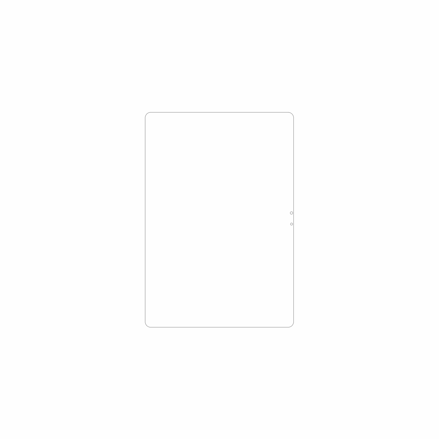 dipos Displayschutz für Lenovo Legion Y900 11, mattierte Oberfläche, geringe Dicke und perfekte Passform