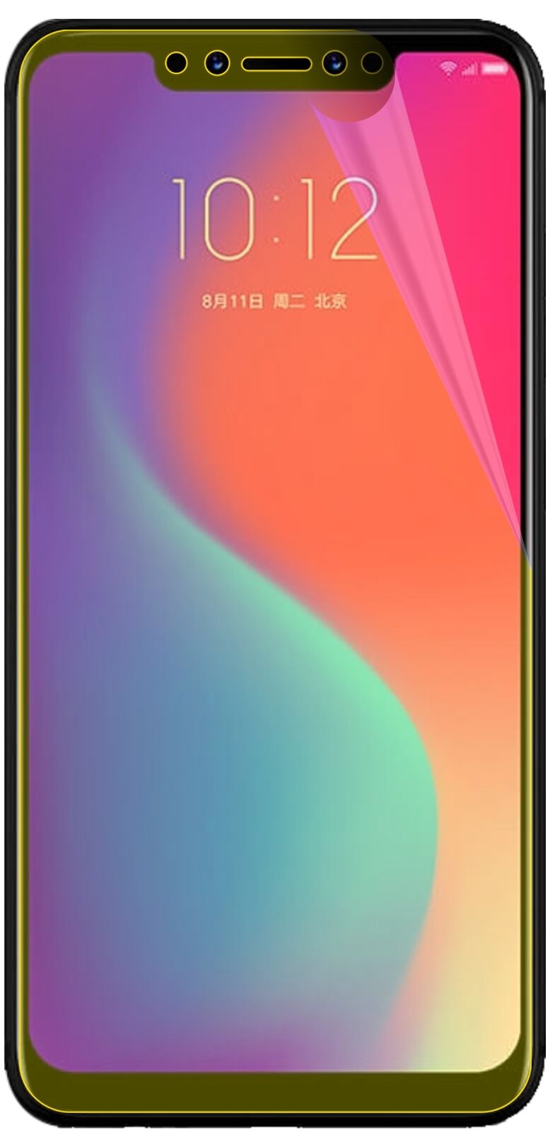 dipos Displayschutz für Lenovo S5 Pro, transparente Oberfläche, geringe Dicke und perfekte Passform