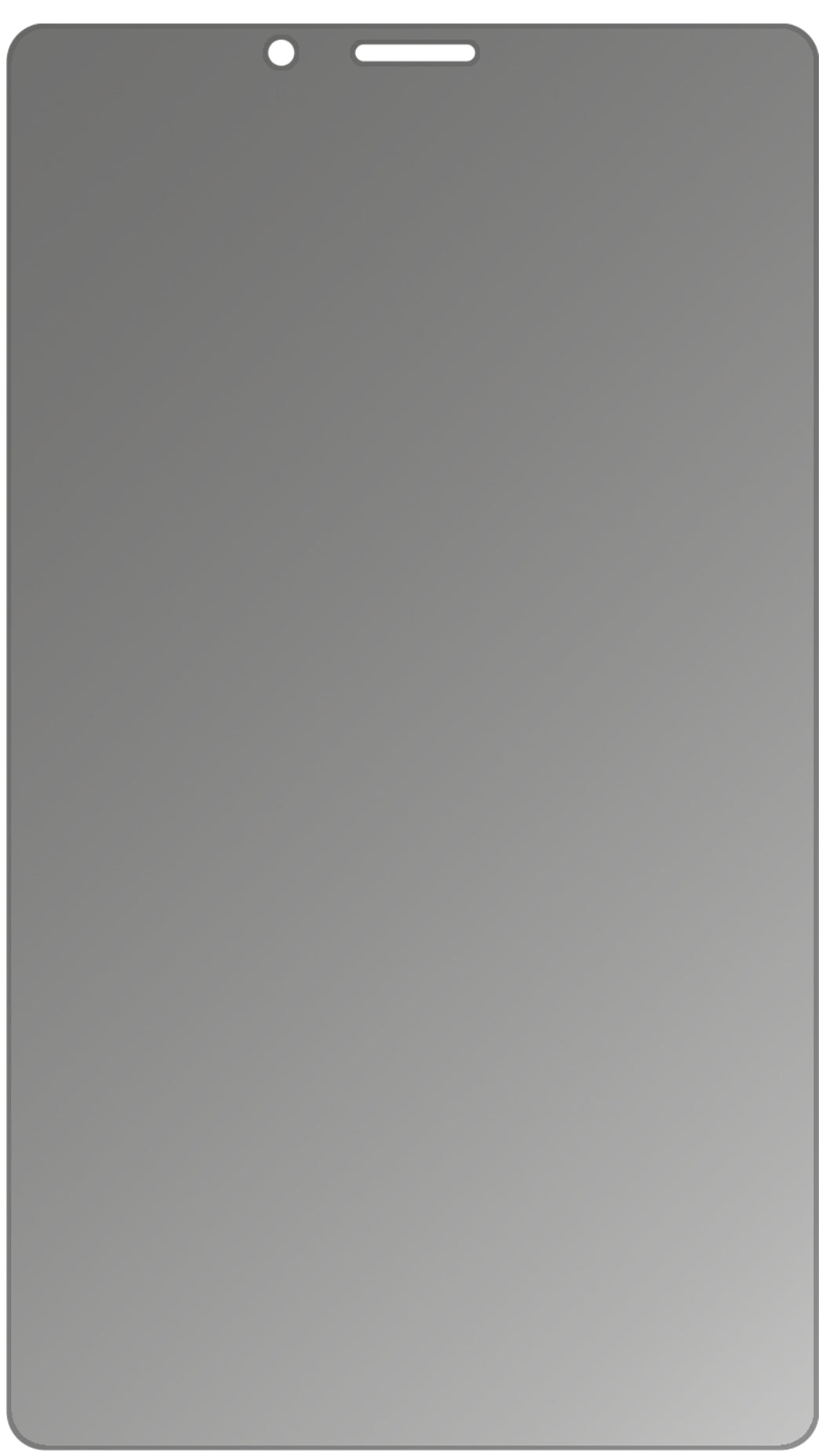 dipos Displayschutz für Lenovo Tab M7, mattierte Oberfläche, Blickschutzfilter und perfekter Passform