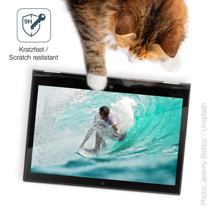 dipos Displayschutz für Lenovo Thinkpad Yoga 260, transparente Oberfläche, perfekte Passform auch für die Rundungen
