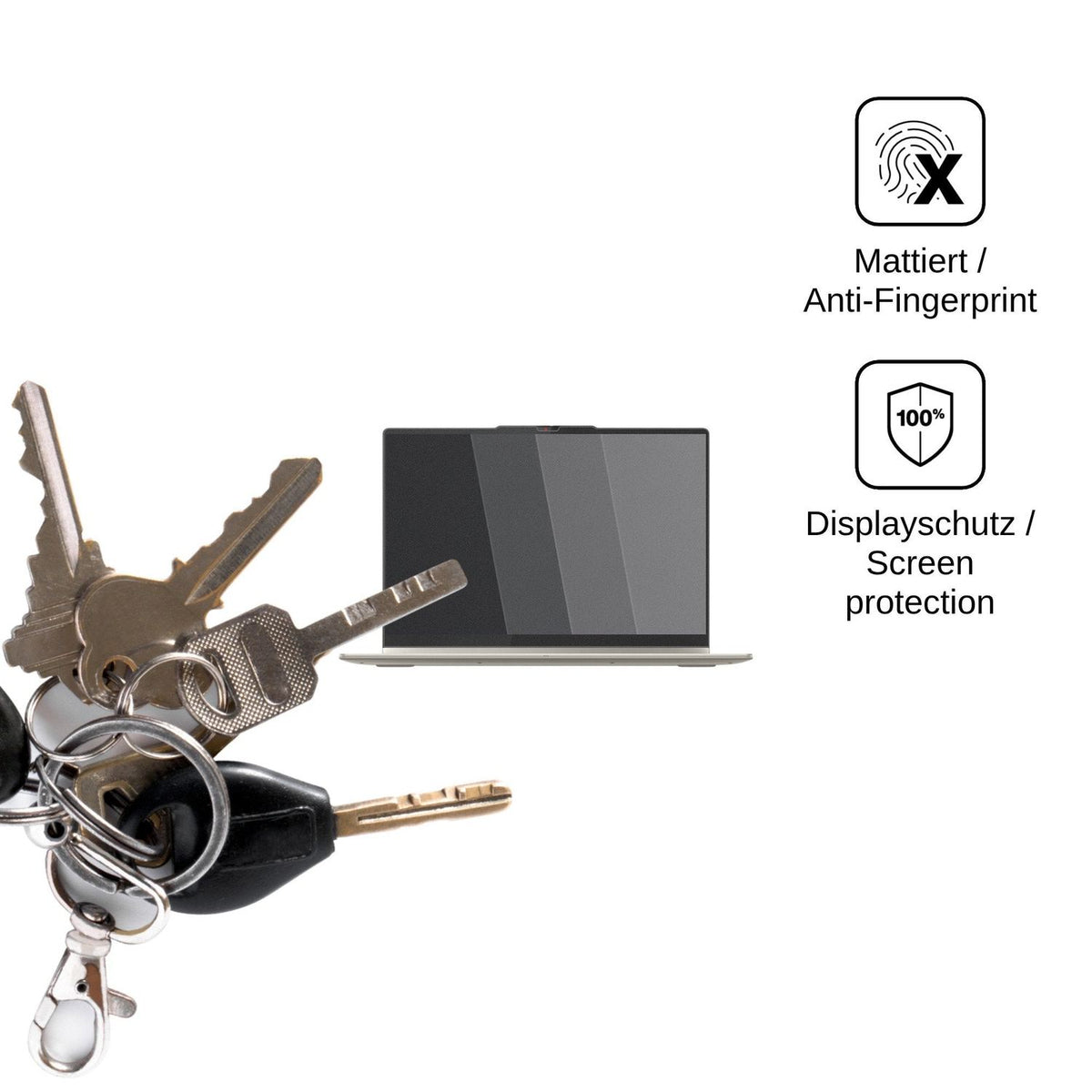 Blickschutzfolie für Lenovo Yoga 7 2in1 16AKP10 matt Schutzfolie Privacy