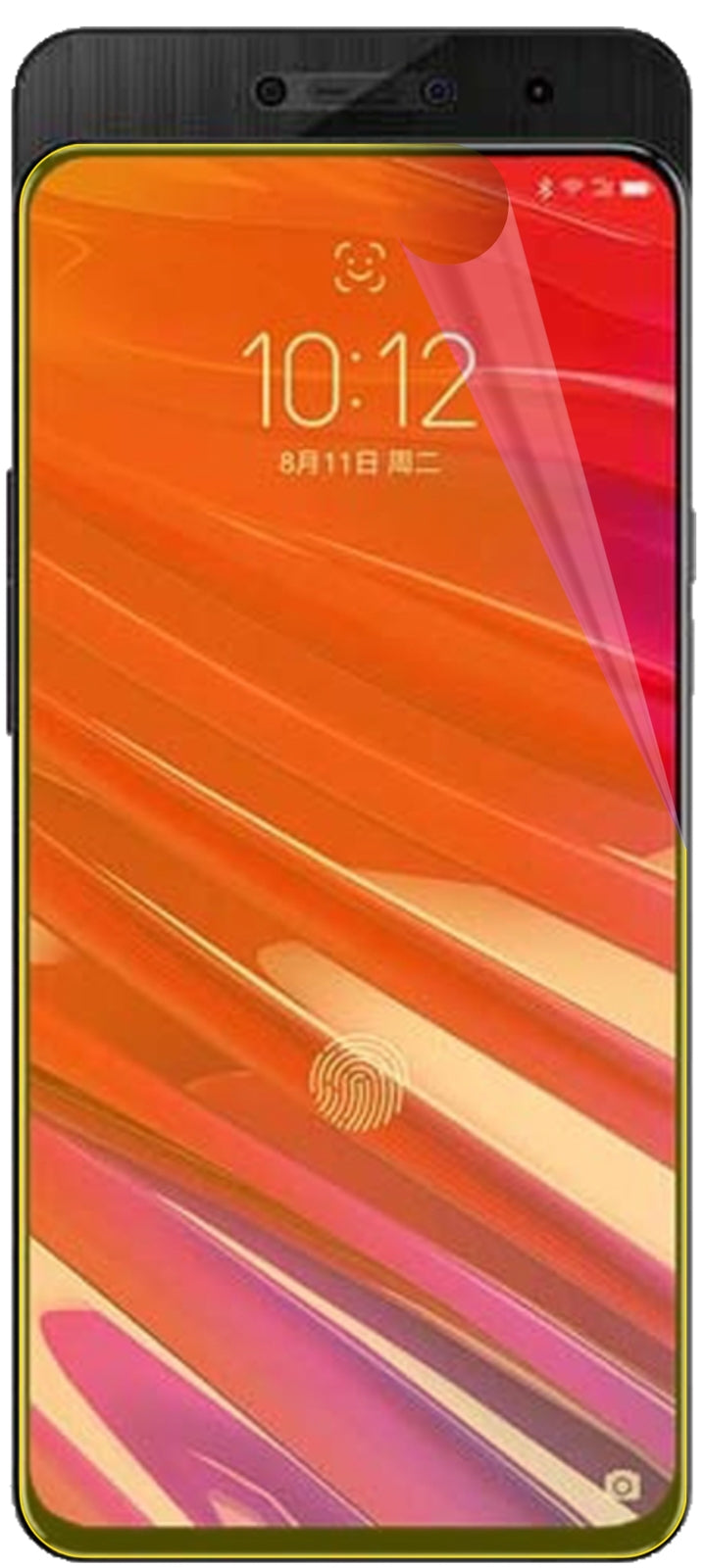 dipos Displayschutz für Lenovo Z5 Pro, transparente Oberfläche, geringe Dicke und perfekte Passform