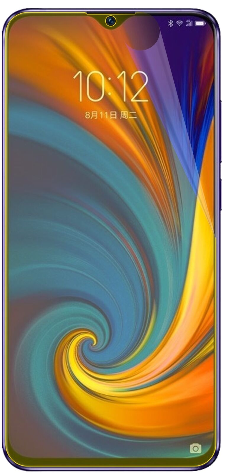 dipos Displayschutz für Lenovo Z5s, transparente Oberfläche, geringe Dicke und perfekte Passform