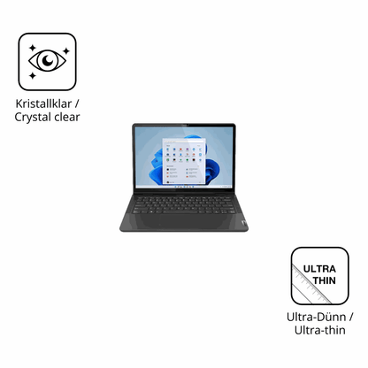 Dünne und klare Folie passend zugeschnitten für lenovo13w yoga gen 2