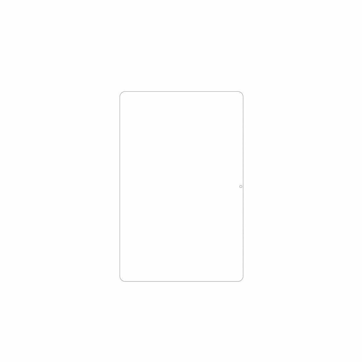 dipos Displayschutz für Lenovo IdeaPad 11 Zoll 2.5K LCD, mattierte Oberfläche, geringe Dicke und perfekte Passform