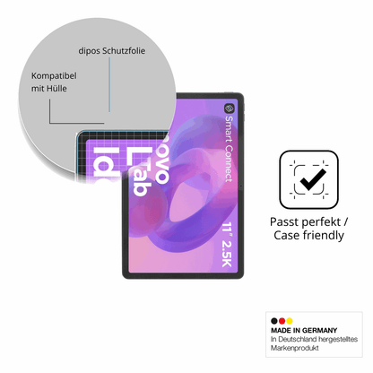 Schutzfolie mit optimaler Passform, zur Verwendung mit Hüllen geeignet