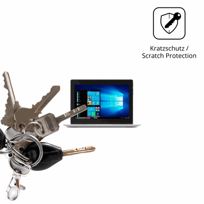 Schutz gegen Kratzer auf dem Lenovo IdeaPad D330 Glas durch Schlüssel oder Ähnliches