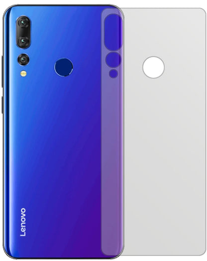2x Schutzfolie matt für Lenovo K6 Enjoy Rückseite Display-Schutzfolie