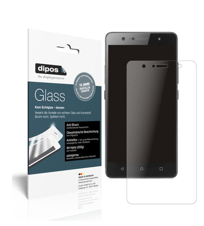 Matte Displayschutzfolie von dipos passend für Lenovo K8 Plus, 9H kratzfest und blasenfrei montiert