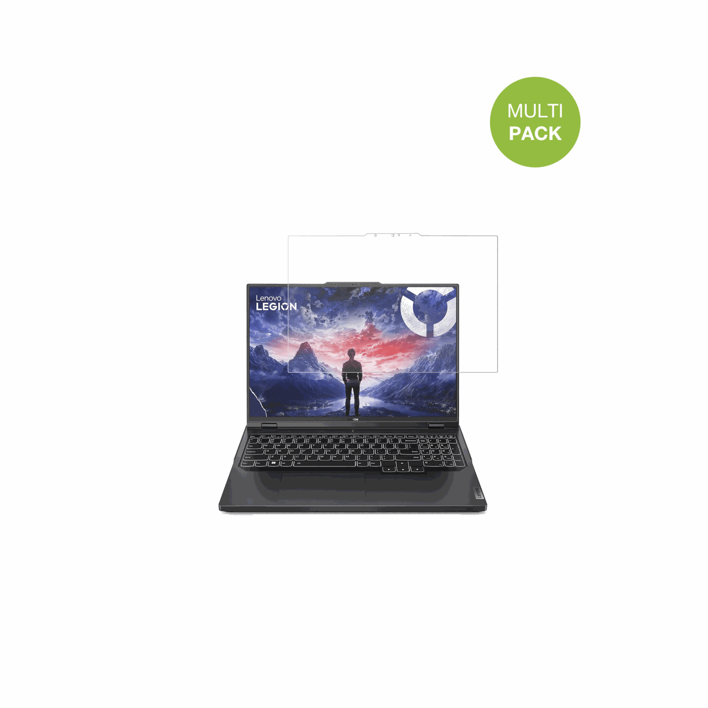LenovoLegion Pro 5 16 Zoll mit aufgebrachter dipos Displayschutzfolie, die lästige Fingerabdrücke minimiert