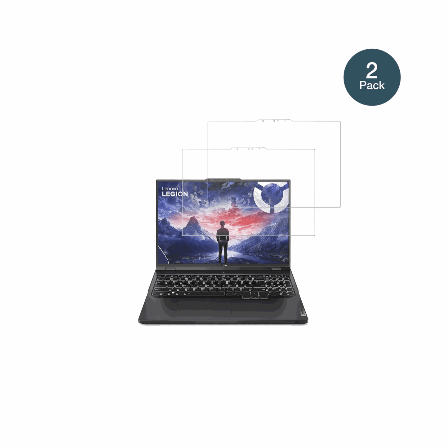 LenovoLegion Pro 5 16 Zoll mit aufgebrachter dipos Panzerfolie, die lästige Fingerabdrücke minimiert