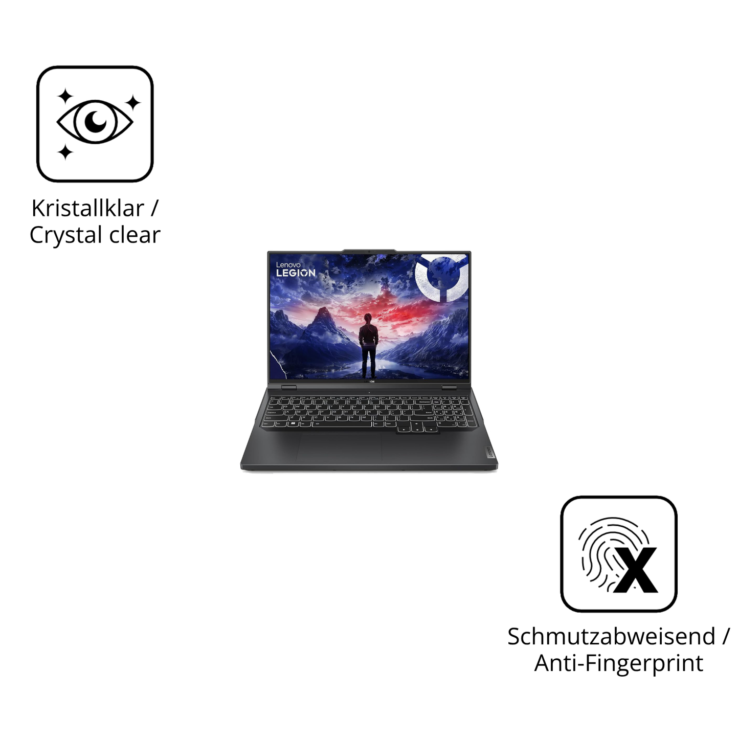 Flexible TPU-Folie passend zugeschnitten für Lenovo Legion Pro 5 16 Zoll, vollständige Abdeckung