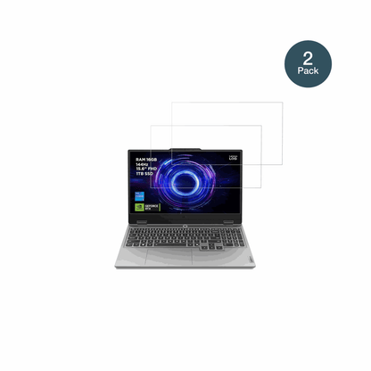 LenovoLOQ Gaming AI 15.6 Zoll mit aufgebrachter dipos Flex Schutzfolie, glasklare Darstellung ohne Einschränkungen