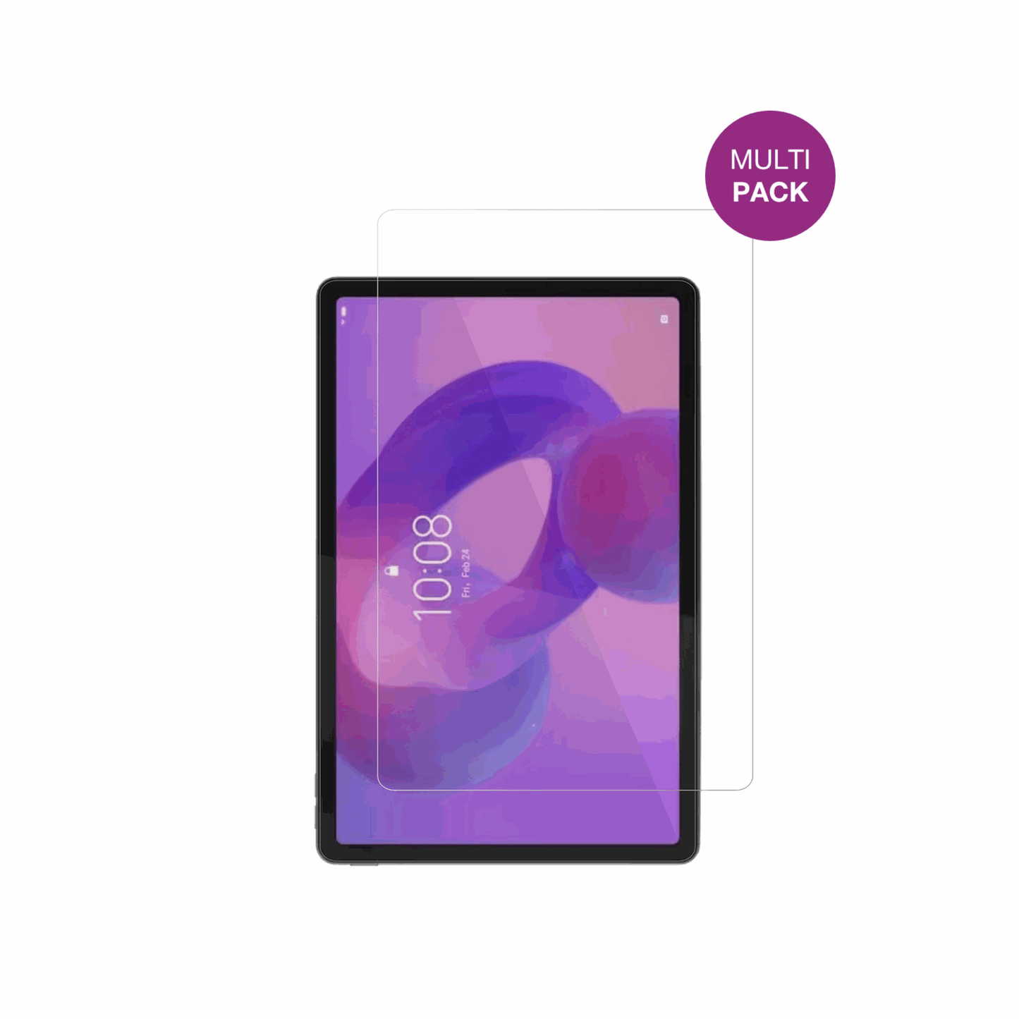 lenovotab k11 2.gen mit aufgebrachter dipos Displayschutzfolie, glasklare Darstellung ohne Einschränkungen