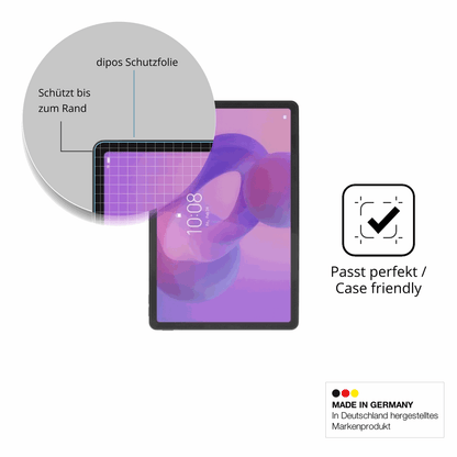Schutzglasfolie mit optimaler Passform, zur Verwendung mit Hüllen geeignet