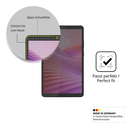 Schutz gegen Kratzer auf dem Lenovo Tab K9 Glas durch Schlüssel oder Ähnliches