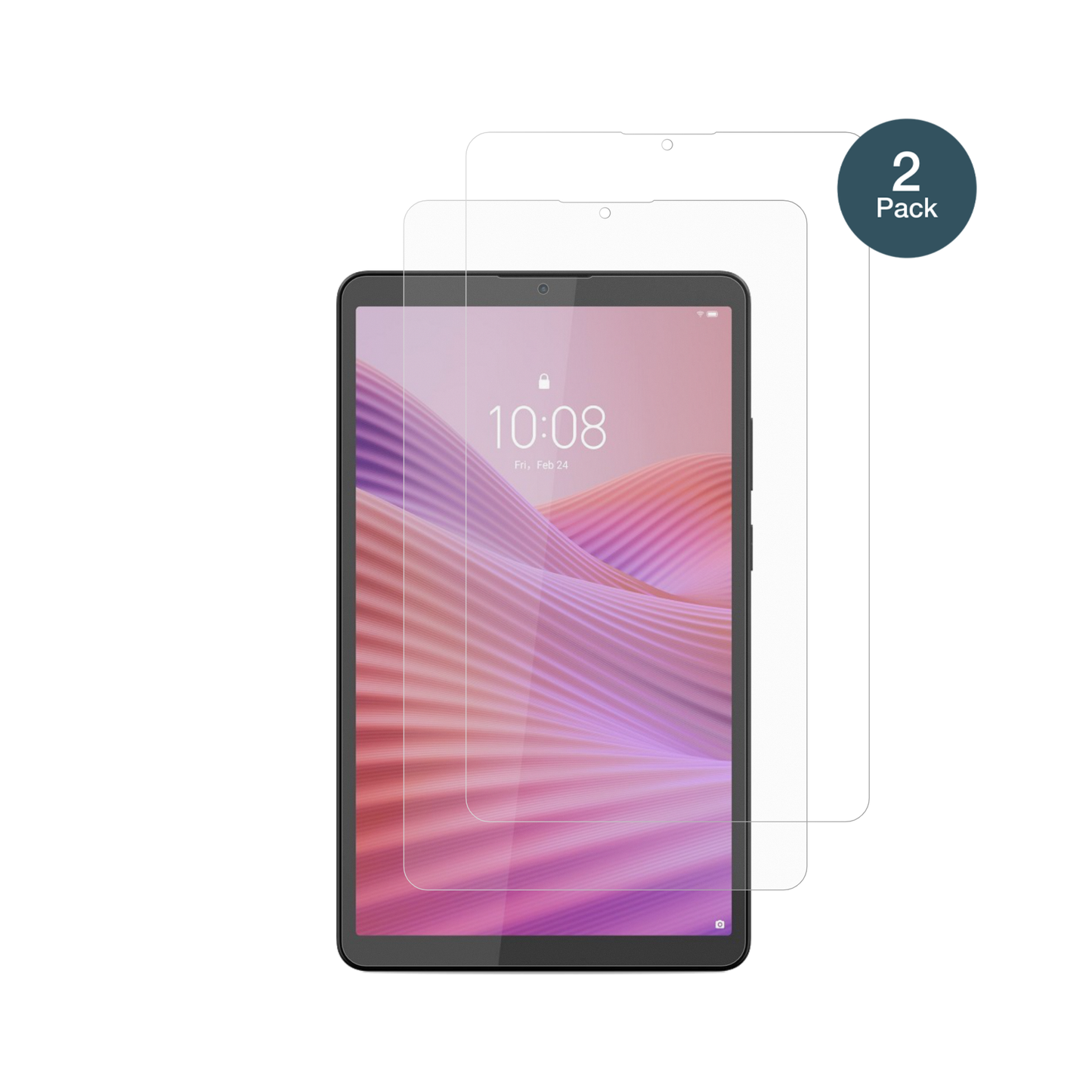 LenovoTab K9 mit aufgebrachter dipos Panzerfolie, die lästige Fingerabdrücke minimiert