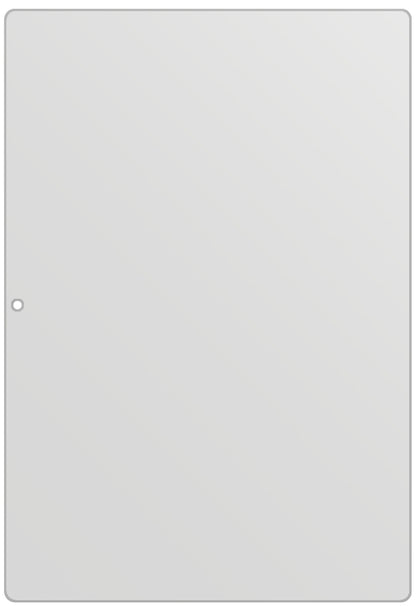 dipos Displayschutz für Lenovo Tab M10, mattierte Oberfläche, geringe Dicke und perfekte Passform