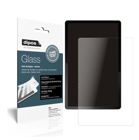 Matte Displayschutzfolie von dipos passend für Lenovo Tab P11 Plus, 9H kratzfest und blasenfrei montiert