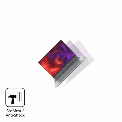 Schutz gegen Kratzer auf dem Lenovo ThinkBook 16 G7 Glas durch Schlüssel, Stöße gegen die Tischkante oder Stürze