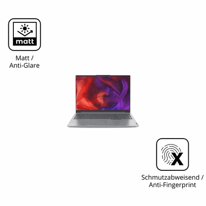 9H Hartbeschichtete, flexible Folie passend zugeschnitten für Lenovo ThinkBook 16 G7