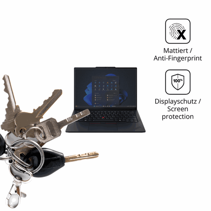 dipos Displayschutz für Lenovo Thinkpad E14 Gen7 14 Zoll, mattierte Oberfläche, Blickschutzfilter und perfekter Passform