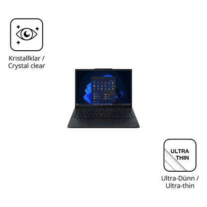 Dünne und klare Folie passend zugeschnitten für Lenovo Thinkpad E14 Gen7 14 Zoll