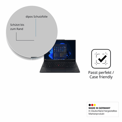 Besonders flexibler Displayschutz mit Anti-Shock-Schicht im Materialmix