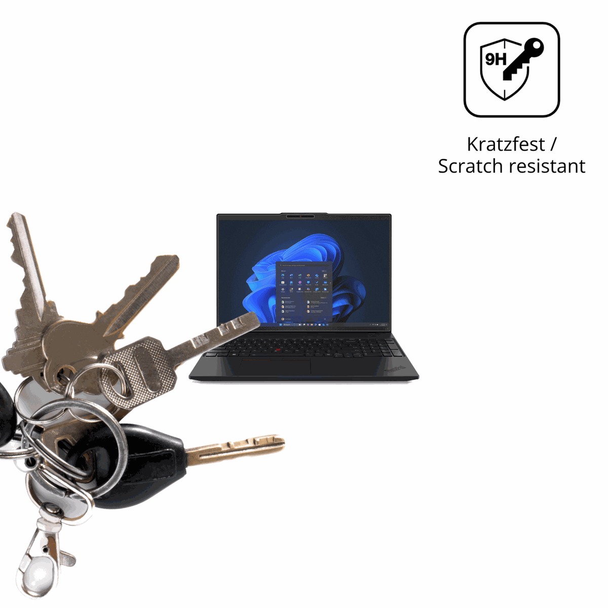 dipos Displayschutz für Lenovo ThinkPad L16 G2, mattierte Oberfläche, robuste Festigkeit und perfekte Passform