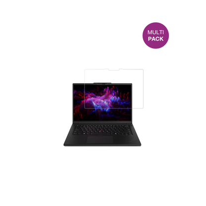 lenovothinkpad p14s gen 6 14.5 zoll mit aufgebrachter dipos Displayschutzfolie, glasklare Darstellung ohne Einschränkungen