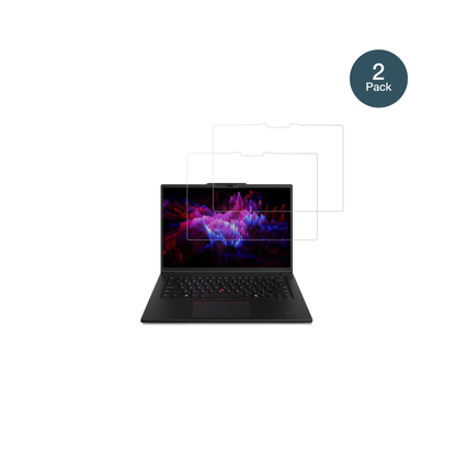 lenovothinkpad p14s gen 6 14.5 zoll mit aufgebrachter dipos Flex Schutzfolie, glasklare Darstellung ohne Einschränkungen