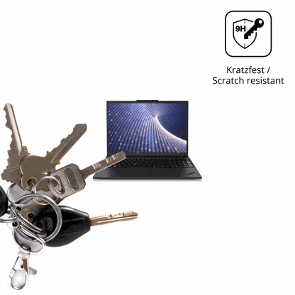 dipos Displayschutz für Lenovo ThinkPad P16s Gen 4 16 Zoll, mattierte Oberfläche, robuste Festigkeit und perfekte Passform