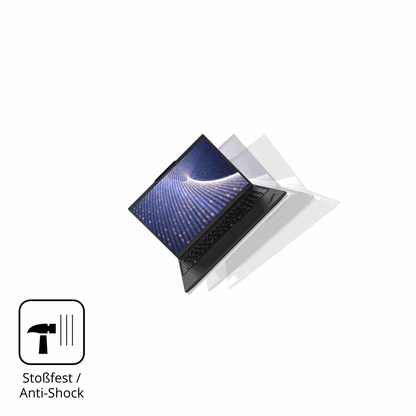 Schutz gegen Kratzer auf dem Lenovo ThinkPad P16s Gen 4 16 Zoll Glas durch Schlüssel, Stöße gegen die Tischkante oder Stürze