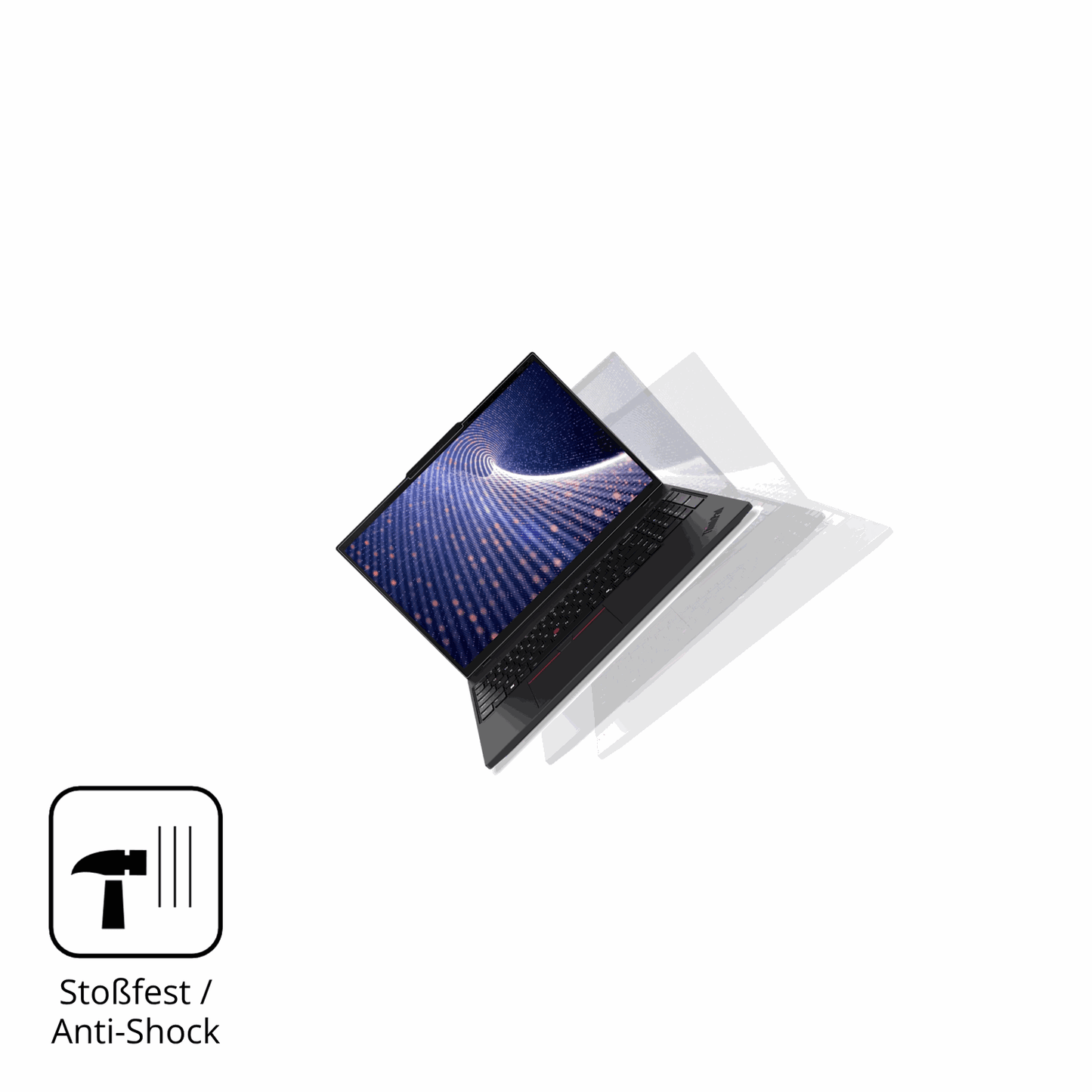 Schutz gegen Kratzer auf dem Lenovo ThinkPad P16s Gen 4 16 Zoll Glas durch Schlüssel, Stöße gegen die Tischkante oder Stürze