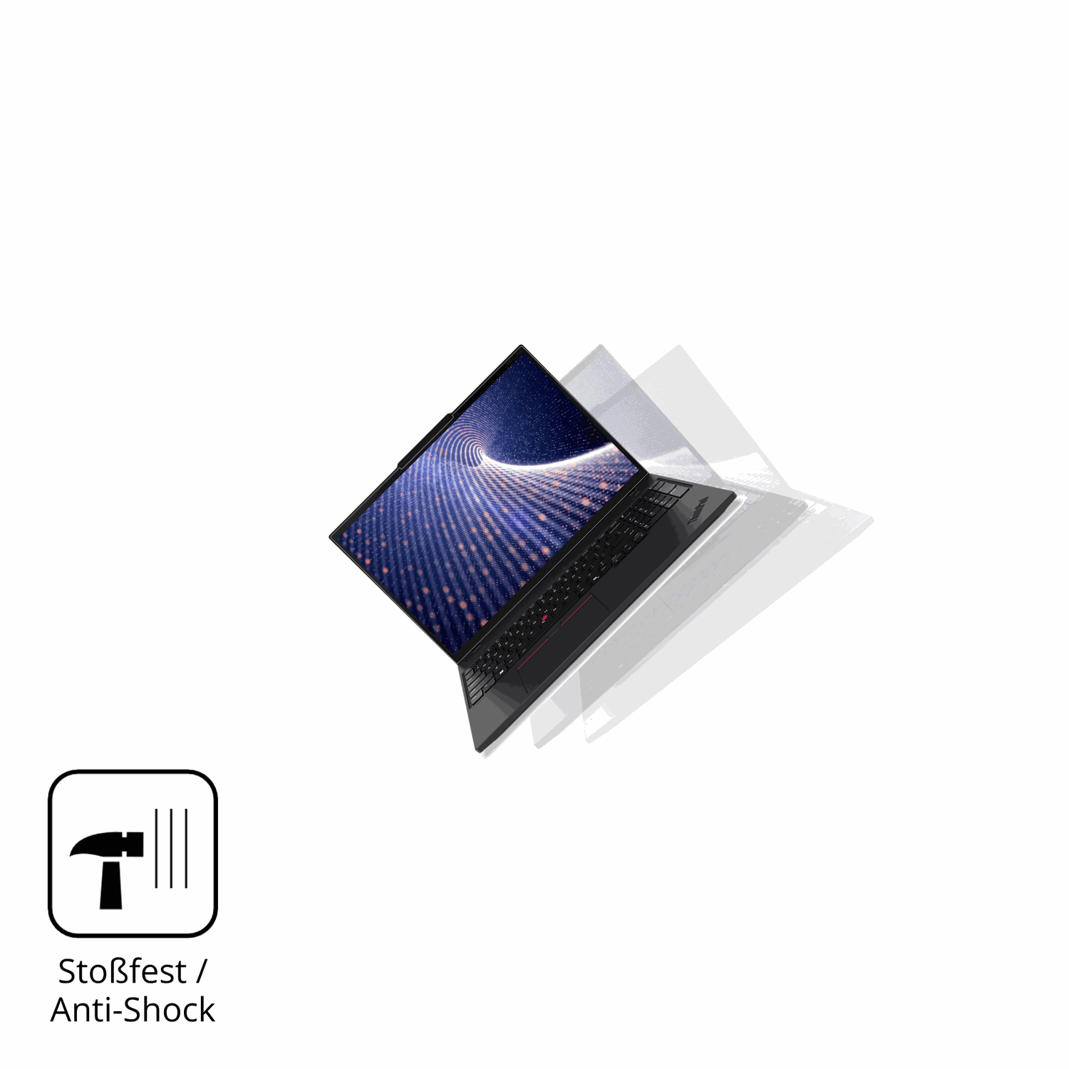 Schutz gegen Kratzer auf dem Lenovo ThinkPad P16s Gen 4 16 Zoll Glas durch Schlüssel, Stöße gegen die Tischkante oder Stürze