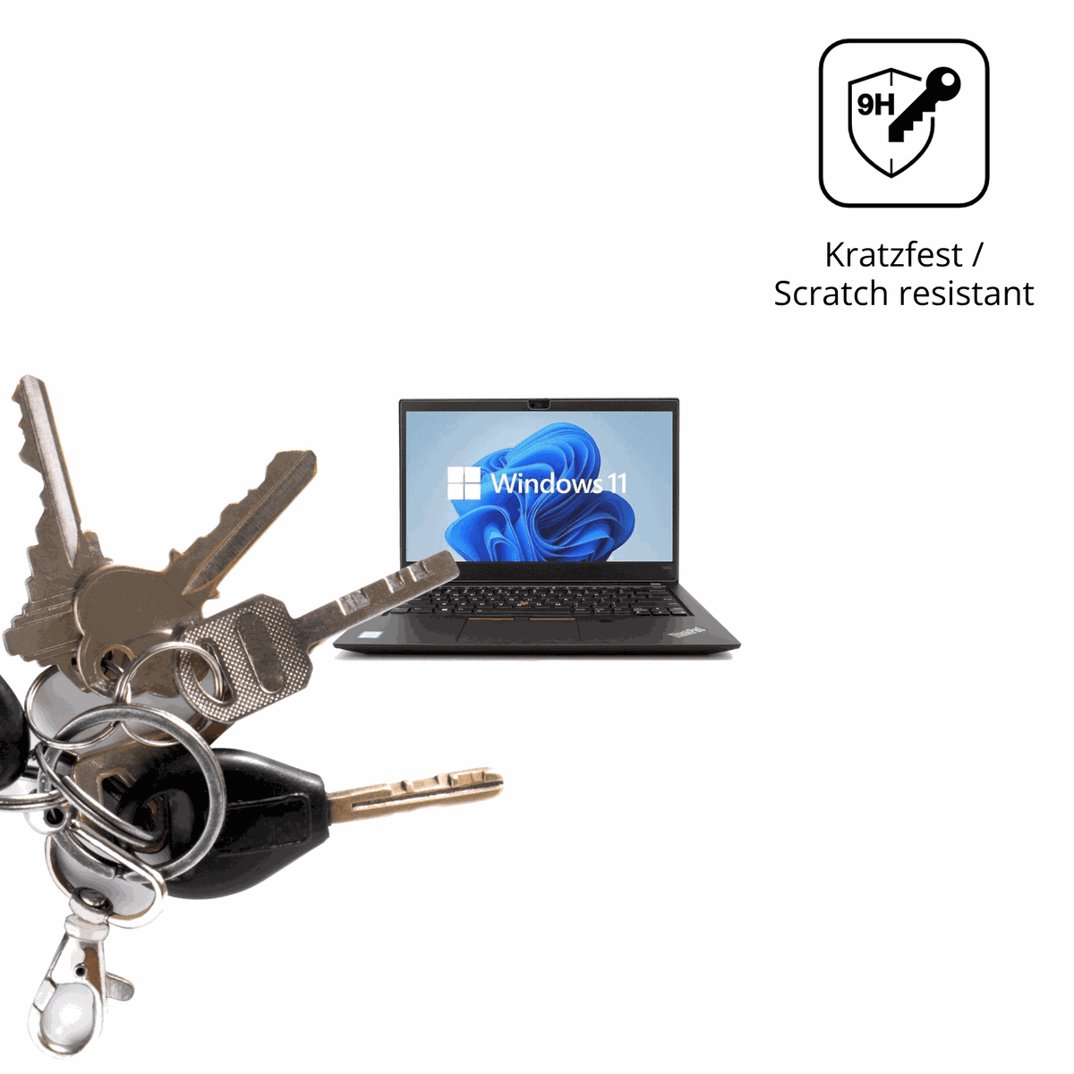 dipos Displayschutz für Lenovo ThinkPad T14s Gen 1, mattierte Oberfläche, robuste Festigkeit und perfekte Passform